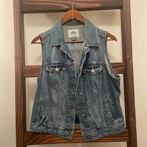 Denim Vest, Classic Old Navy, 90's grunge/punk